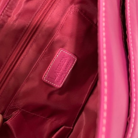 NWT Lauren by Ralph Lauren Leather Handbag - Picture 9 of 14